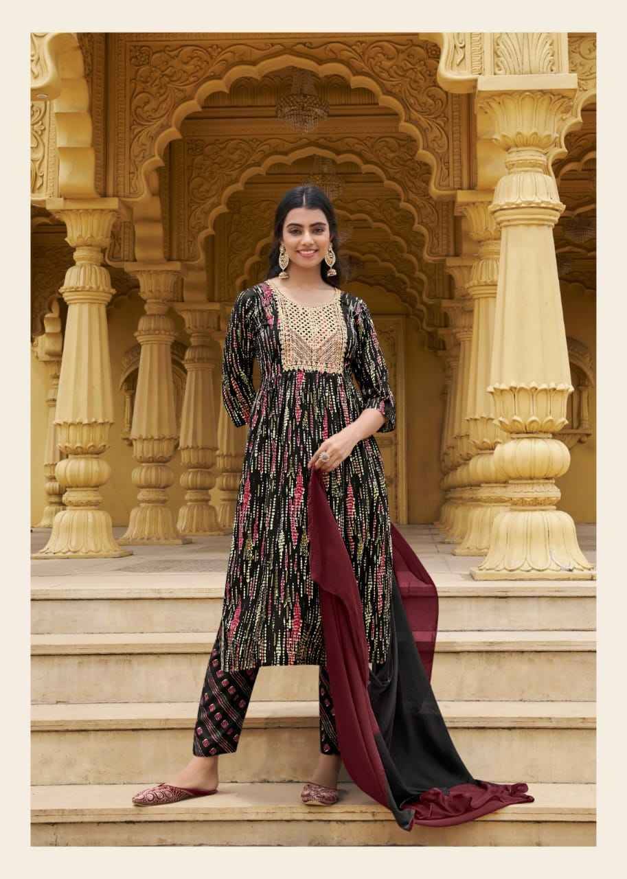 Kavya Vol-2 By Wanna 4001 To 4005 Series Beautiful Festive Suits Colorful Stylish Fancy Casual Wear & Ethnic Wear Rayon Print Dresses At Wholesale Price