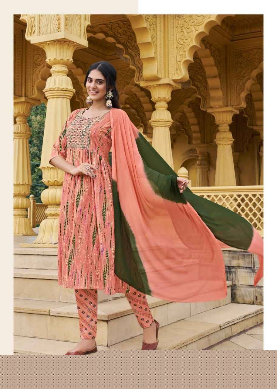 Kavya Vol-2 By Wanna 4001 To 4005 Series Beautiful Festive Suits Colorful Stylish Fancy Casual Wear & Ethnic Wear Rayon Print Dresses At Wholesale Price