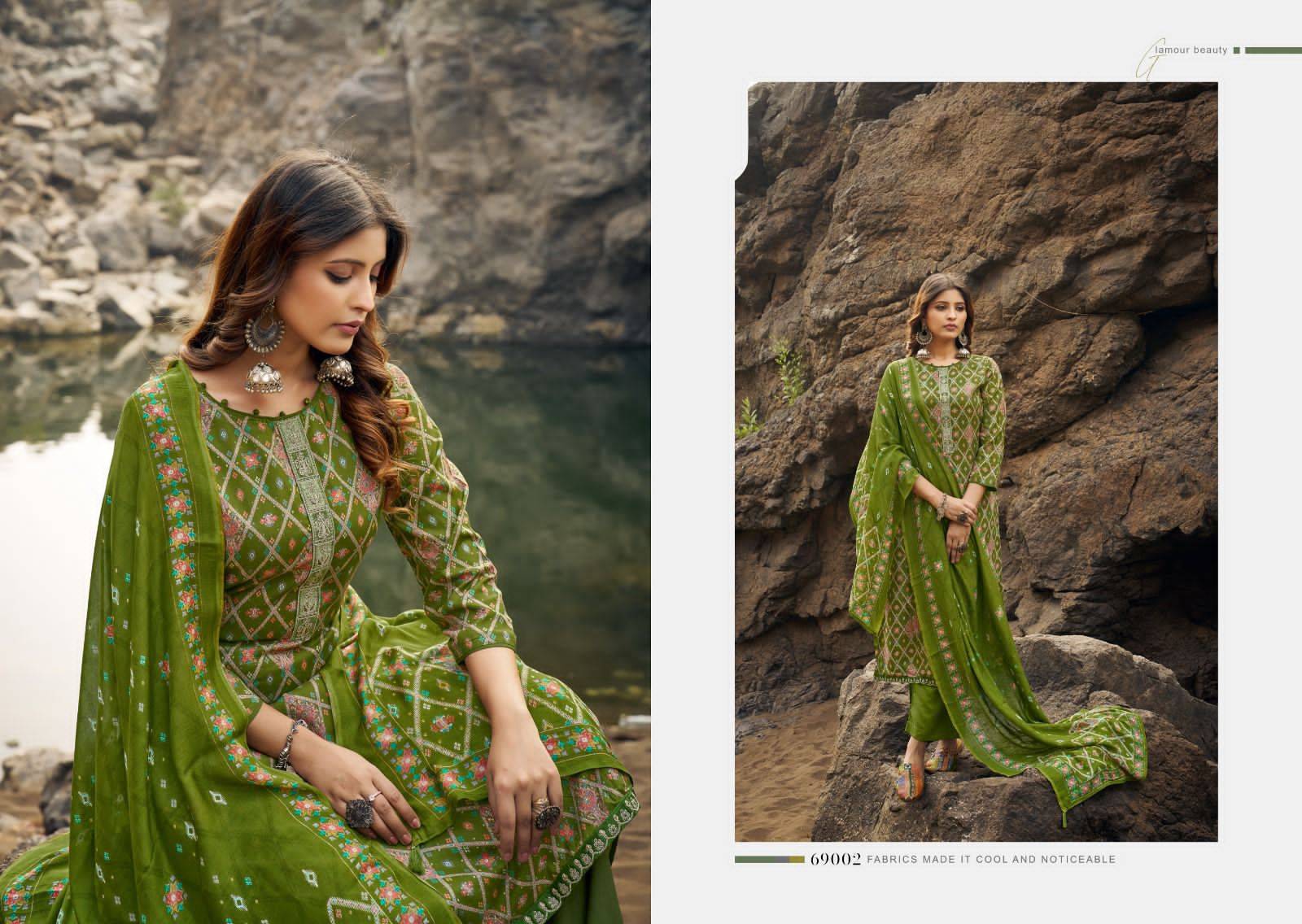 Parina By Siyoni 69001 To 69008 Series Beautiful Festive Suits Colorful Stylish Fancy Casual Wear & Ethnic Wear Pure Cotton Silk Digital Prnt Dresses At Wholesale Price