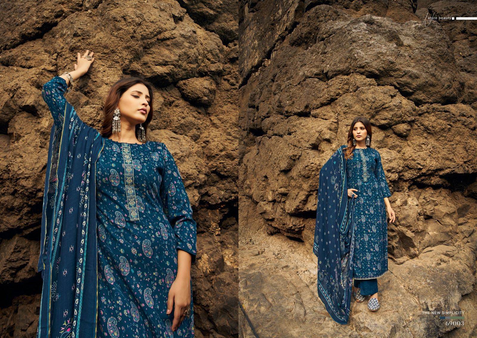 Parina By Siyoni 69001 To 69008 Series Beautiful Festive Suits Colorful Stylish Fancy Casual Wear & Ethnic Wear Pure Cotton Silk Digital Prnt Dresses At Wholesale Price