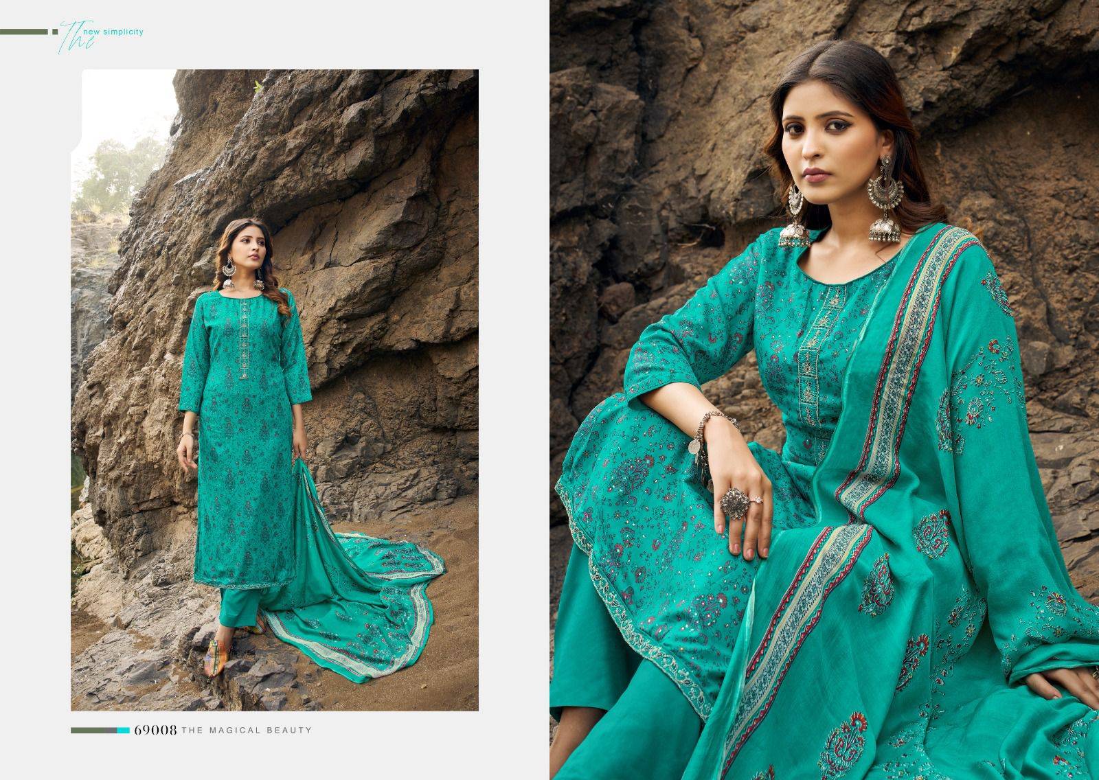 Parina By Siyoni 69001 To 69008 Series Beautiful Festive Suits Colorful Stylish Fancy Casual Wear & Ethnic Wear Pure Cotton Silk Digital Prnt Dresses At Wholesale Price