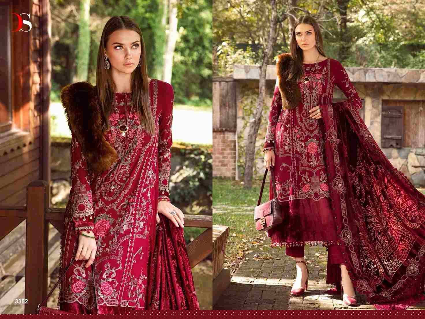 Maria.B. Embroidered-24 By Deepsy Suits 3351 To 3354 Serie Wholesale Designer Pakistani Suits Collection Beautiful Stylish Fancy Colorful Party Wear & Occasional Wear Rayon Cotton Embroidered Dresses At Wholesale Price