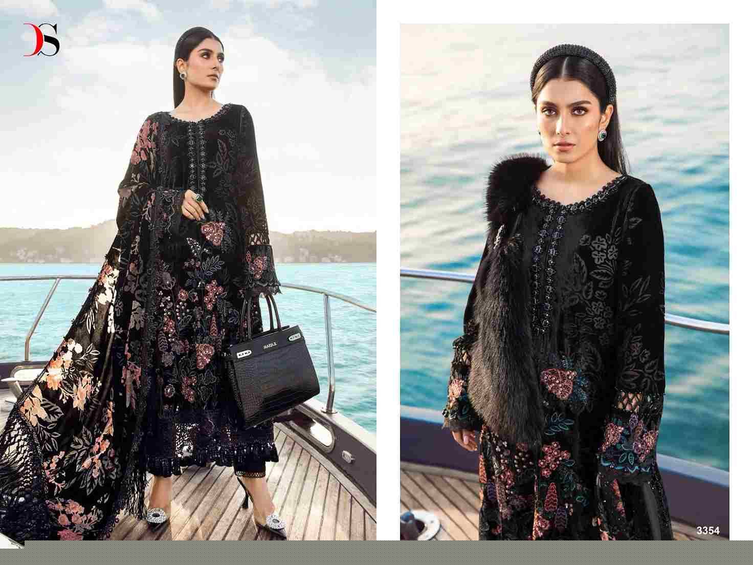Maria.B. Embroidered-24 By Deepsy Suits 3351 To 3354 Serie Wholesale Designer Pakistani Suits Collection Beautiful Stylish Fancy Colorful Party Wear & Occasional Wear Rayon Cotton Embroidered Dresses At Wholesale Price
