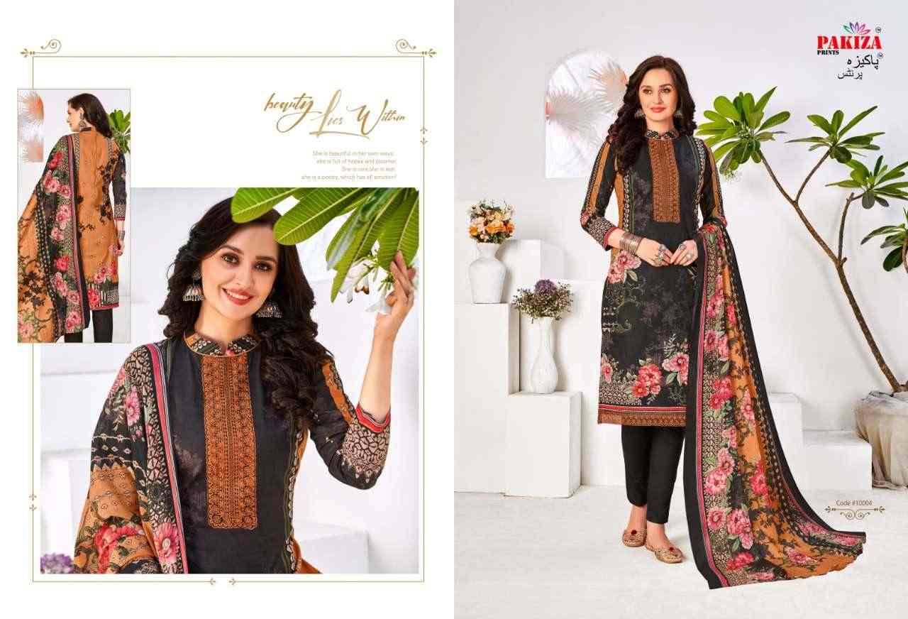 Volume Vol-10 By Pakiza Prints 10001 To 10010 Series Beautiful Festive Suits Colorful Stylish Fancy Casual Wear & Ethnic Wear Lawn Cotton Print Dresses At Wholesale Price
