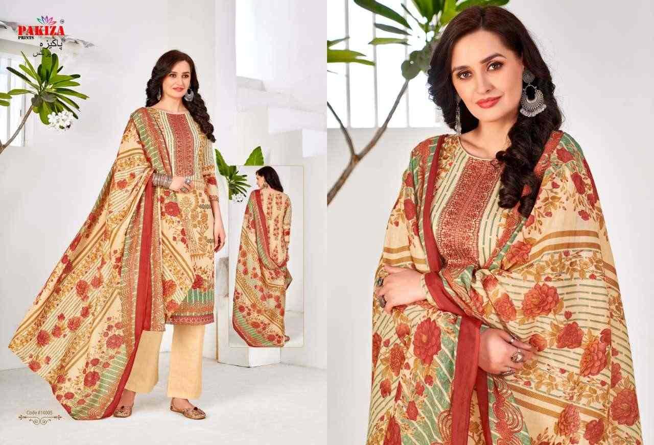 Volume Vol-10 By Pakiza Prints 10001 To 10010 Series Beautiful Festive Suits Colorful Stylish Fancy Casual Wear & Ethnic Wear Lawn Cotton Print Dresses At Wholesale Price
