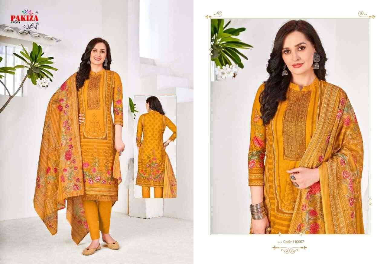 Volume Vol-10 By Pakiza Prints 10001 To 10010 Series Beautiful Festive Suits Colorful Stylish Fancy Casual Wear & Ethnic Wear Lawn Cotton Print Dresses At Wholesale Price