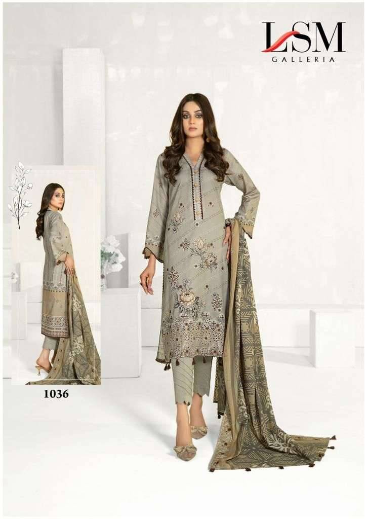 Parian Dream Vol-6 By Lsm Galleria 1031 To 1036 Series Beautiful Festive Suits Colorful Stylish Fancy Casual Wear & Ethnic Wear Pure Lawn Print With Work Dresses At Wholesale Price