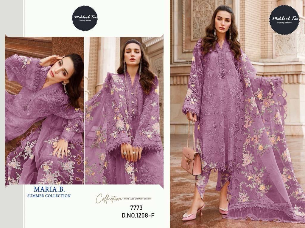 Maria.B. Summer Collection By Mehboob Tex Beautiful Stylish Pakistani Suits Fancy Colorful Casual Wear & Ethnic Wear & Ready To Wear Organza With Embroidery Dresses At Wholesale Price