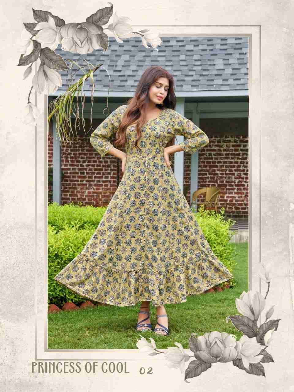 Prisha By Smylee 01 To 08 Series Designer Stylish Fancy Colorful Beautiful Party Wear & Ethnic Wear Collection Rayon Print Gowns At Wholesale Price