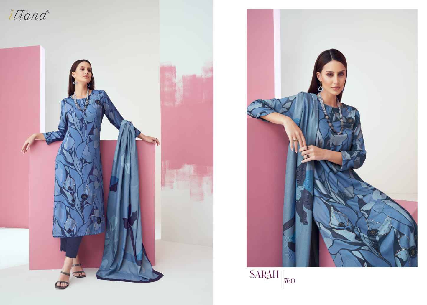 Sarah By Itrana Designer Festive Suits Beautiful Stylish Fancy Colorful Party Wear & Occasional Wear Muslin Silk Dresses At Wholesale Price