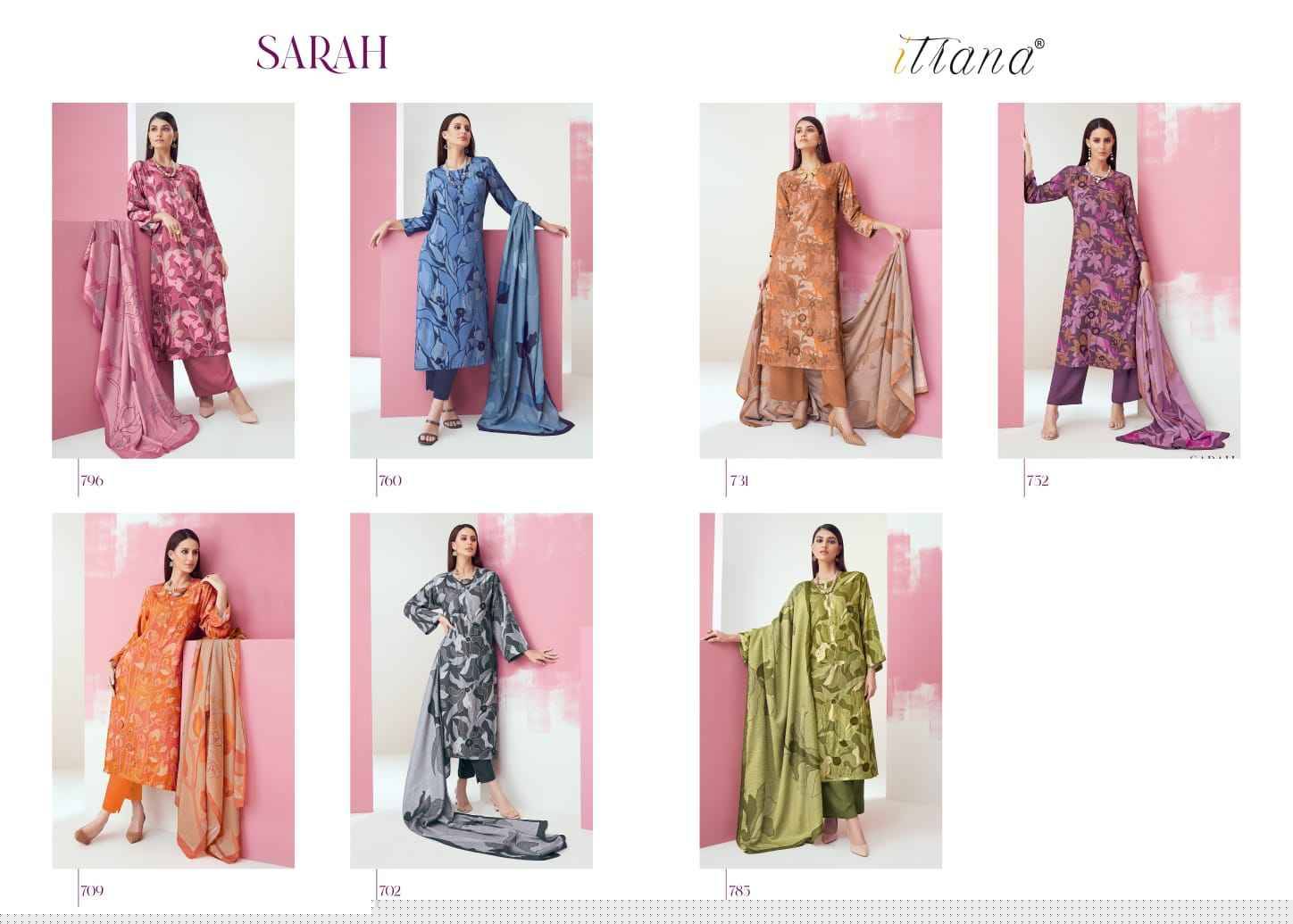 Sarah By Itrana Designer Festive Suits Beautiful Stylish Fancy Colorful Party Wear & Occasional Wear Muslin Silk Dresses At Wholesale Price