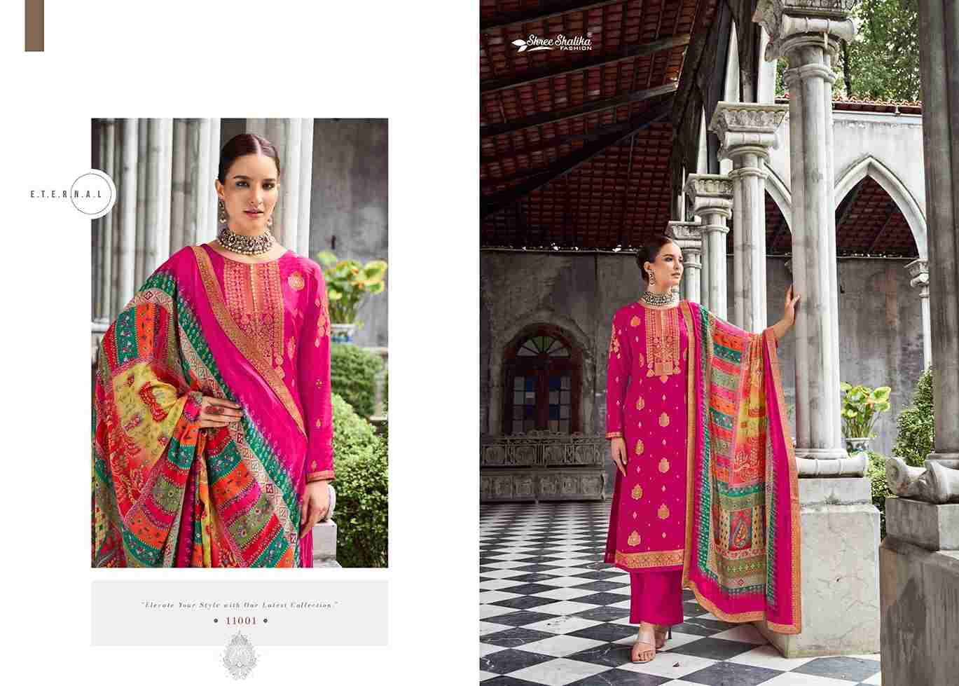 Mandakini Vol-12 By Shree Shalika Fashion 11001 To 11008 Series Beautiful Festive Suits Colorful Stylish Fancy Casual Wear & Ethnic Wear Prue Viscose Dola Jacquard Dresses At Wholesale Price