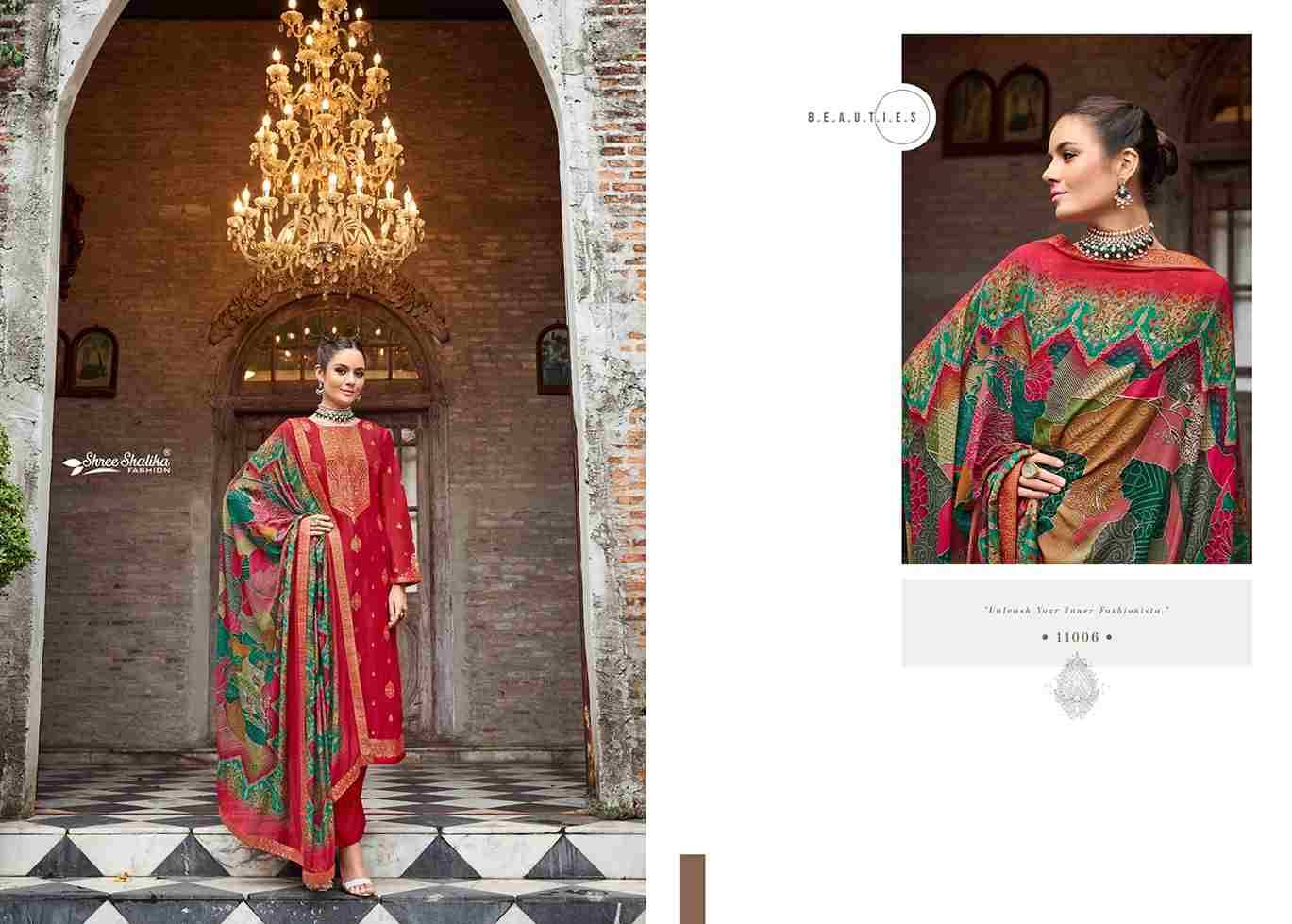 Mandakini Vol-12 By Shree Shalika Fashion 11001 To 11008 Series Beautiful Festive Suits Colorful Stylish Fancy Casual Wear & Ethnic Wear Prue Viscose Dola Jacquard Dresses At Wholesale Price