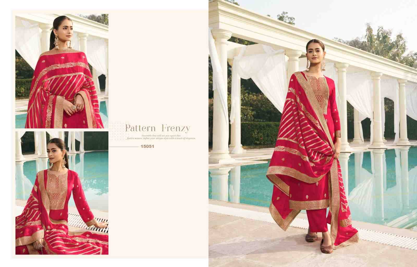 Olive Vol-2 By Zisa 15051 To 15054 Series Beautiful Festive Suits Colorful Stylish Fancy Casual Wear & Ethnic Wear Pure Tabby Silk Dresses At Wholesale Price