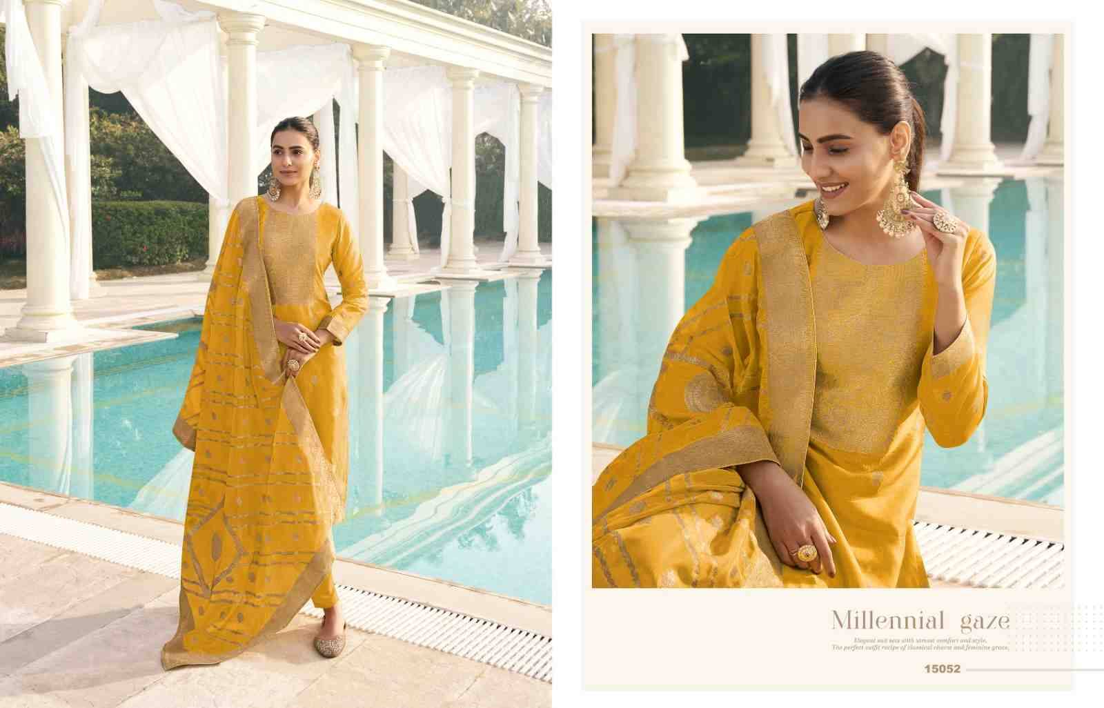 Olive Vol-2 By Zisa 15051 To 15054 Series Beautiful Festive Suits Colorful Stylish Fancy Casual Wear & Ethnic Wear Pure Tabby Silk Dresses At Wholesale Price