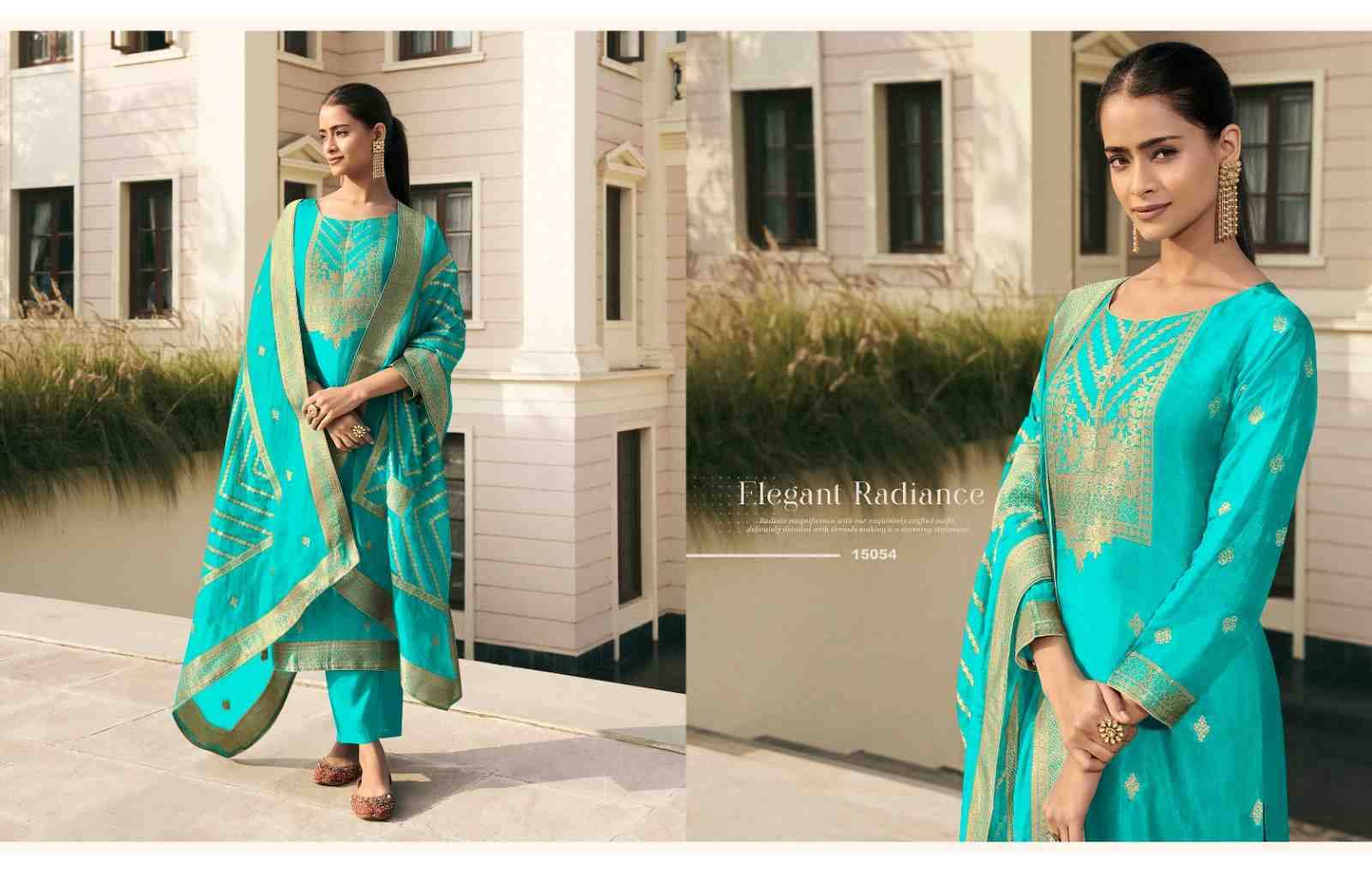 Olive Vol-2 By Zisa 15051 To 15054 Series Beautiful Festive Suits Colorful Stylish Fancy Casual Wear & Ethnic Wear Pure Tabby Silk Dresses At Wholesale Price