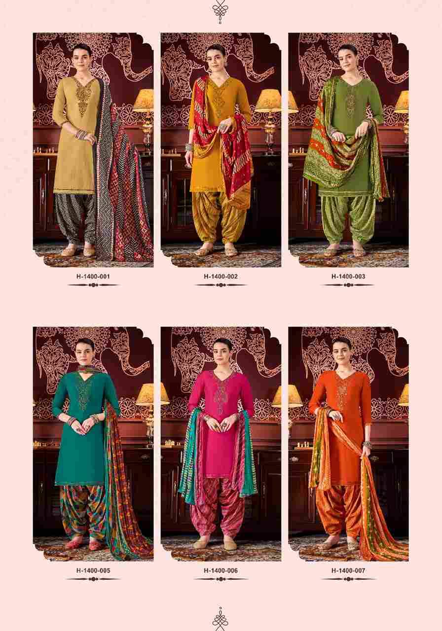 Festive Patiyala By Alok Suit 1400-001 To 1400-008 Series Indian Traditional Wear Collection Beautiful Stylish Fancy Colorful Party Wear & Wear Pure Mudaal Dress At Wholesale Price