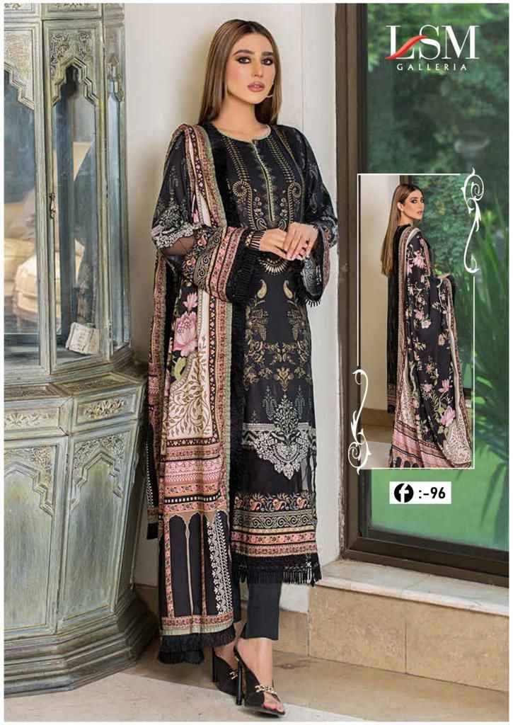 Firdous Queen Vol-9 By Lsm 91 To 96 Series Beautiful Stylish Festive Suits Fancy Colorful Casual Wear & Ethnic Wear & Ready To Wear Pure Lawn Print Dresses At Wholesale Price