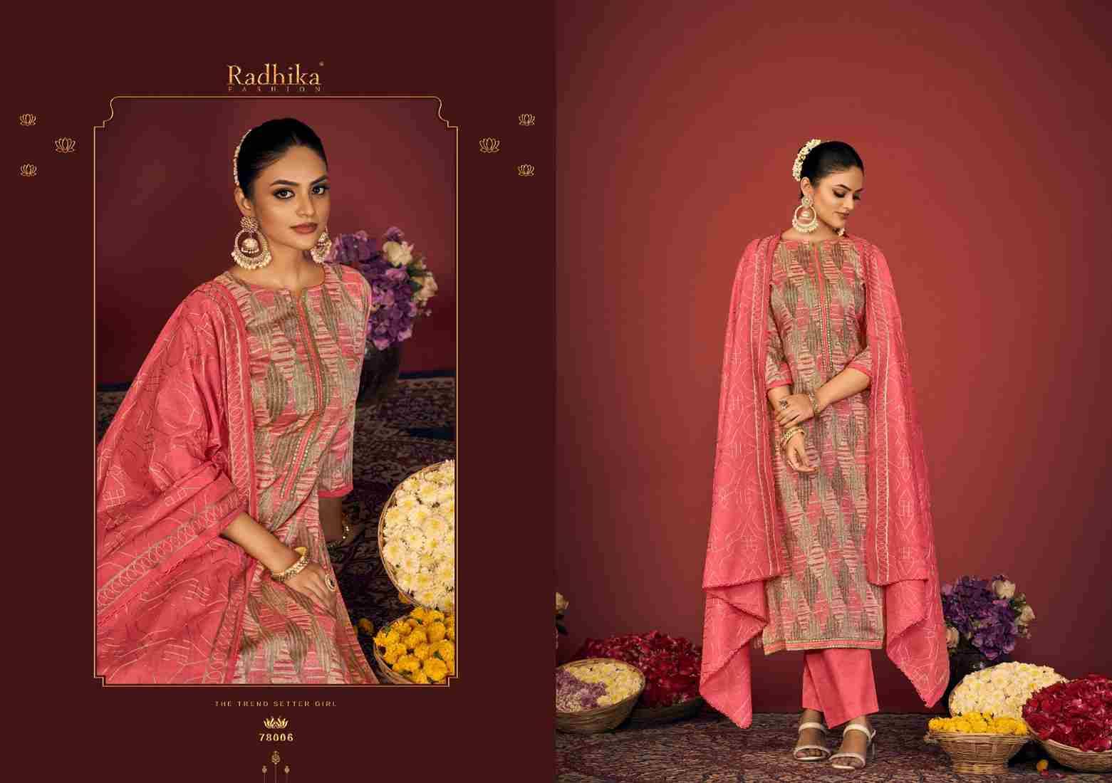 Blossom Vol-14 By Radhika Fashion 78001 To 78006 Series Beautiful Stylish Festive Suits Fancy Colorful Casual Wear & Ethnic Wear & Ready To Wear Pure Cotton Print Dresses At Wholesale Price