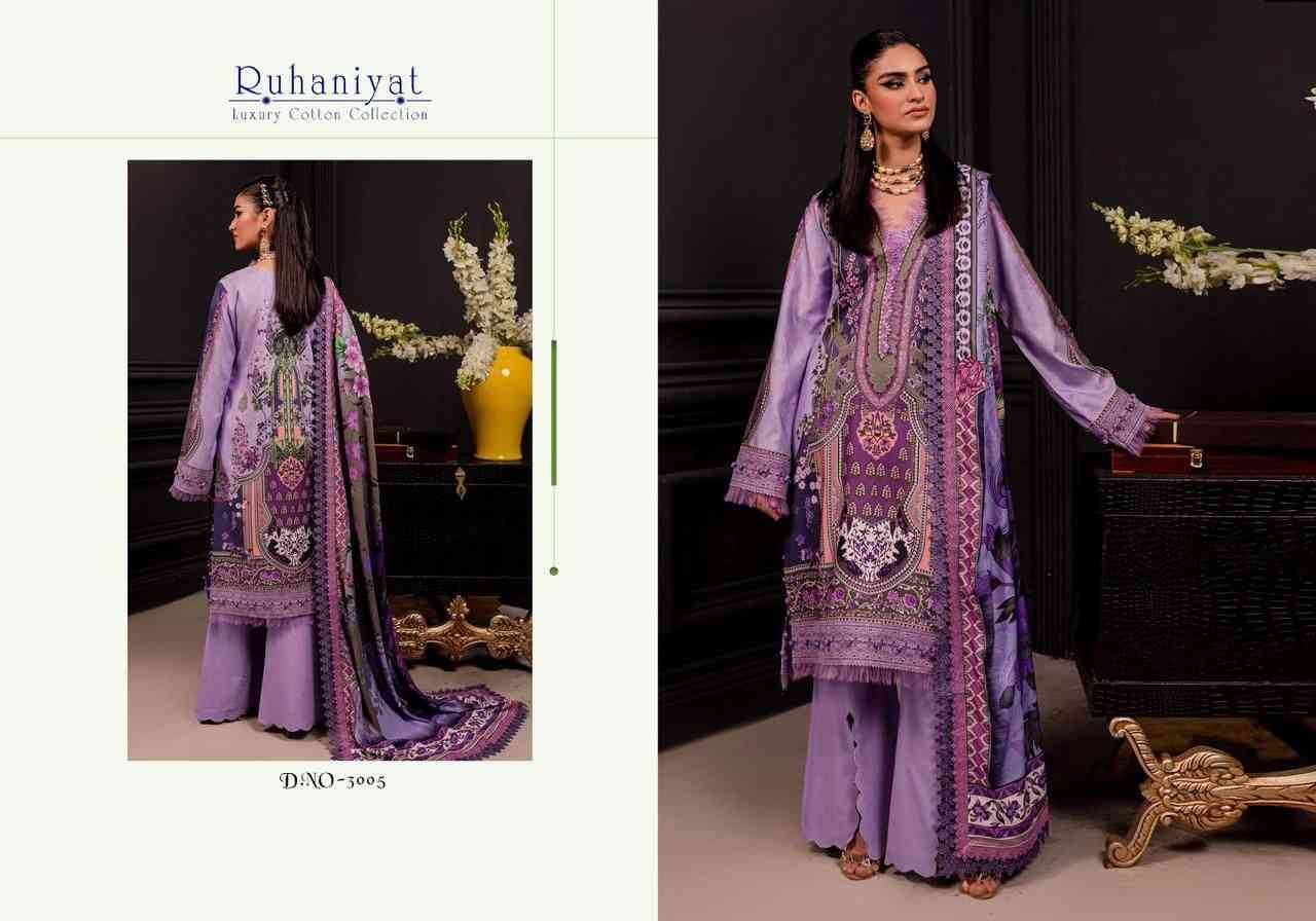 Ruhaniyat Vol-3 By Fashid Wholesale 3001 To 3006 Series Beautiful Suits Colorful Stylish Fancy Casual Wear & Ethnic Wear Pure Cotton Embroidered Dresses At Wholesale Price