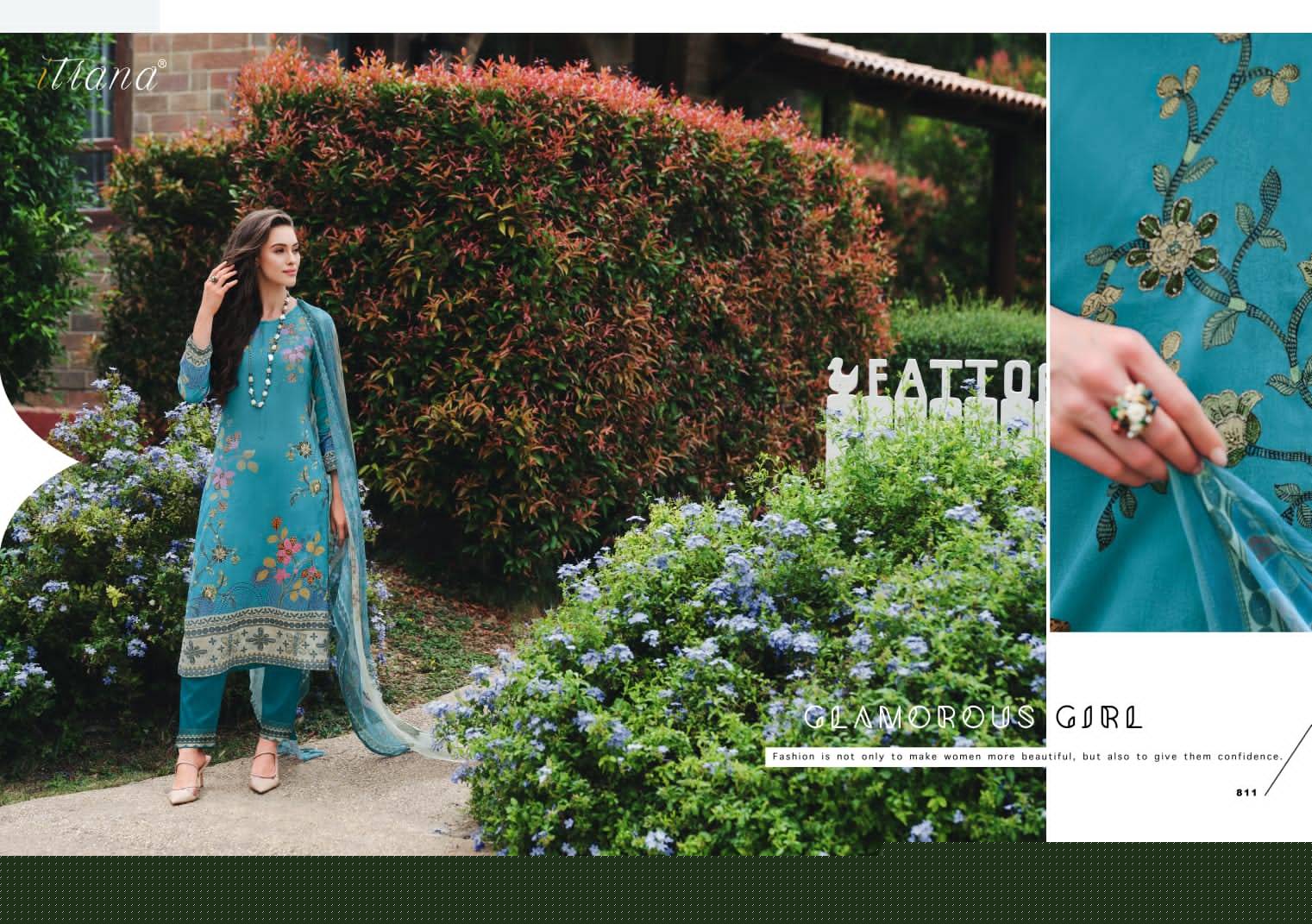 Lalita By Itrana Beautiful Festive Suits Colorful Stylish Fancy Casual Wear & Ethnic Wear Pure Cotton Satin Print Dresses At Wholesale Price