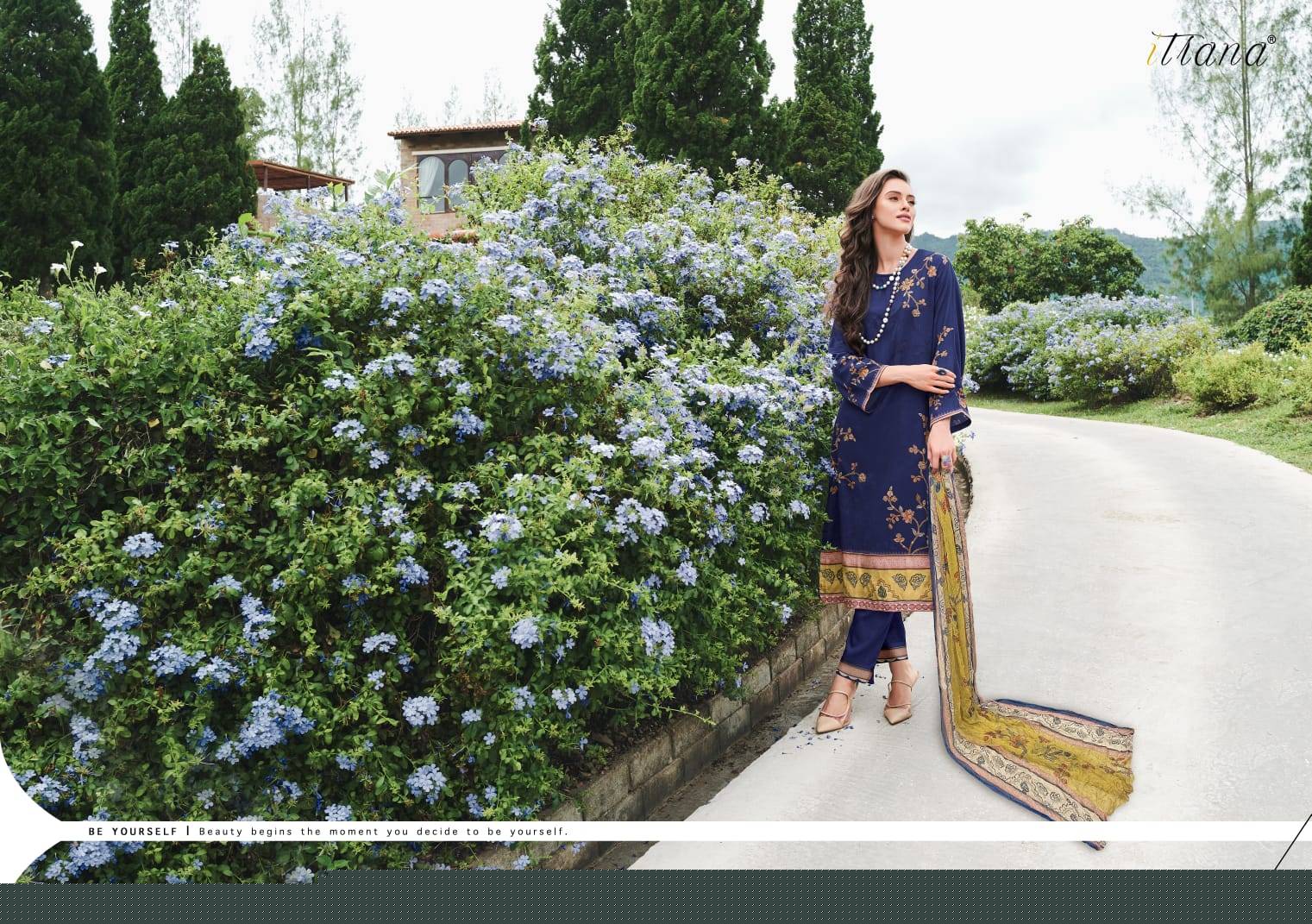 Lalita By Itrana Beautiful Festive Suits Colorful Stylish Fancy Casual Wear & Ethnic Wear Pure Cotton Satin Print Dresses At Wholesale Price