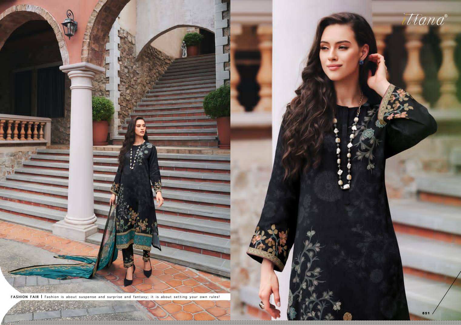 Lalita By Itrana Beautiful Festive Suits Colorful Stylish Fancy Casual Wear & Ethnic Wear Pure Cotton Satin Print Dresses At Wholesale Price
