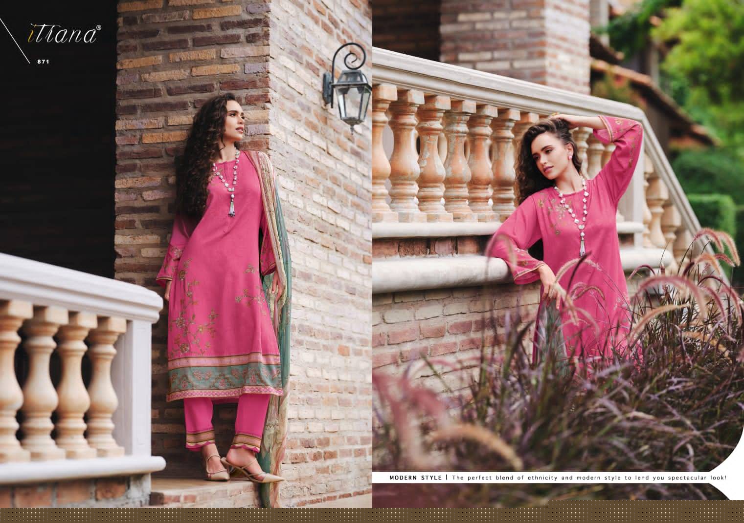 Lalita By Itrana Beautiful Festive Suits Colorful Stylish Fancy Casual Wear & Ethnic Wear Pure Cotton Satin Print Dresses At Wholesale Price
