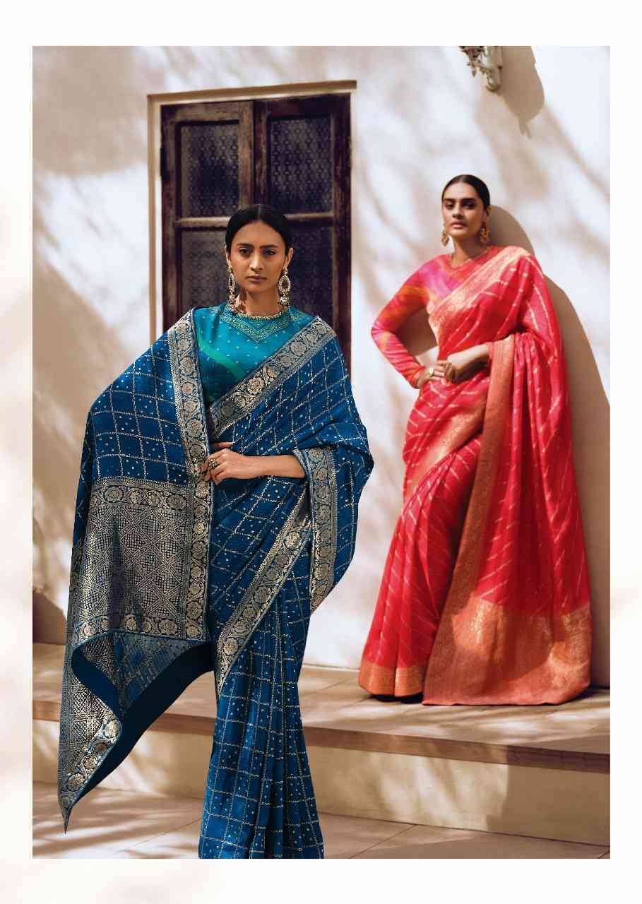 Leher By Varsha 01 To 03 Series Indian Traditional Wear Collection Beautiful Stylish Fancy Colorful Party Wear & Occasional Wear Viscose Woven Sarees At Wholesale Price