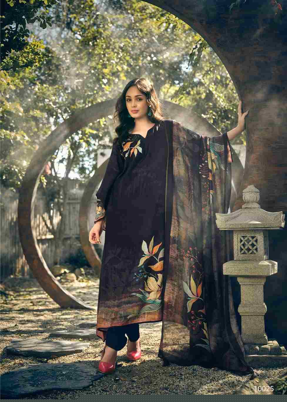 Minerva By Sadhana Fashion 10025 To 10032 Series Beautiful Festive Suits Colorful Stylish Fancy Casual Wear & Ethnic Wear Pure Muslin Silk Embroidered Dresses At Wholesale Price