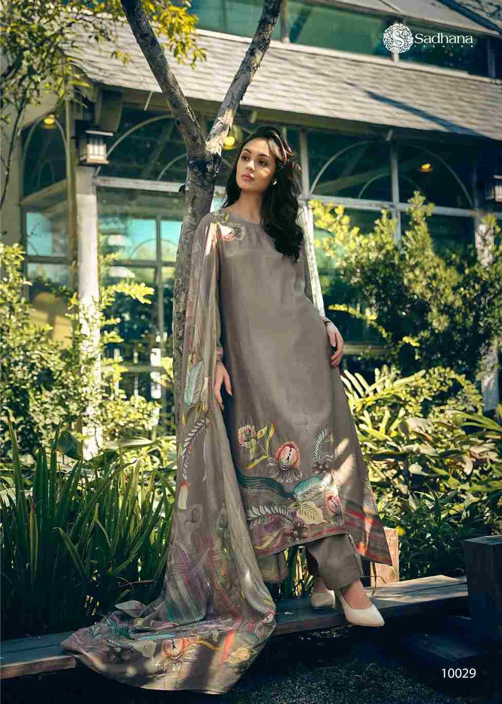 Minerva By Sadhana Fashion 10025 To 10032 Series Beautiful Festive Suits Colorful Stylish Fancy Casual Wear & Ethnic Wear Pure Muslin Silk Embroidered Dresses At Wholesale Price