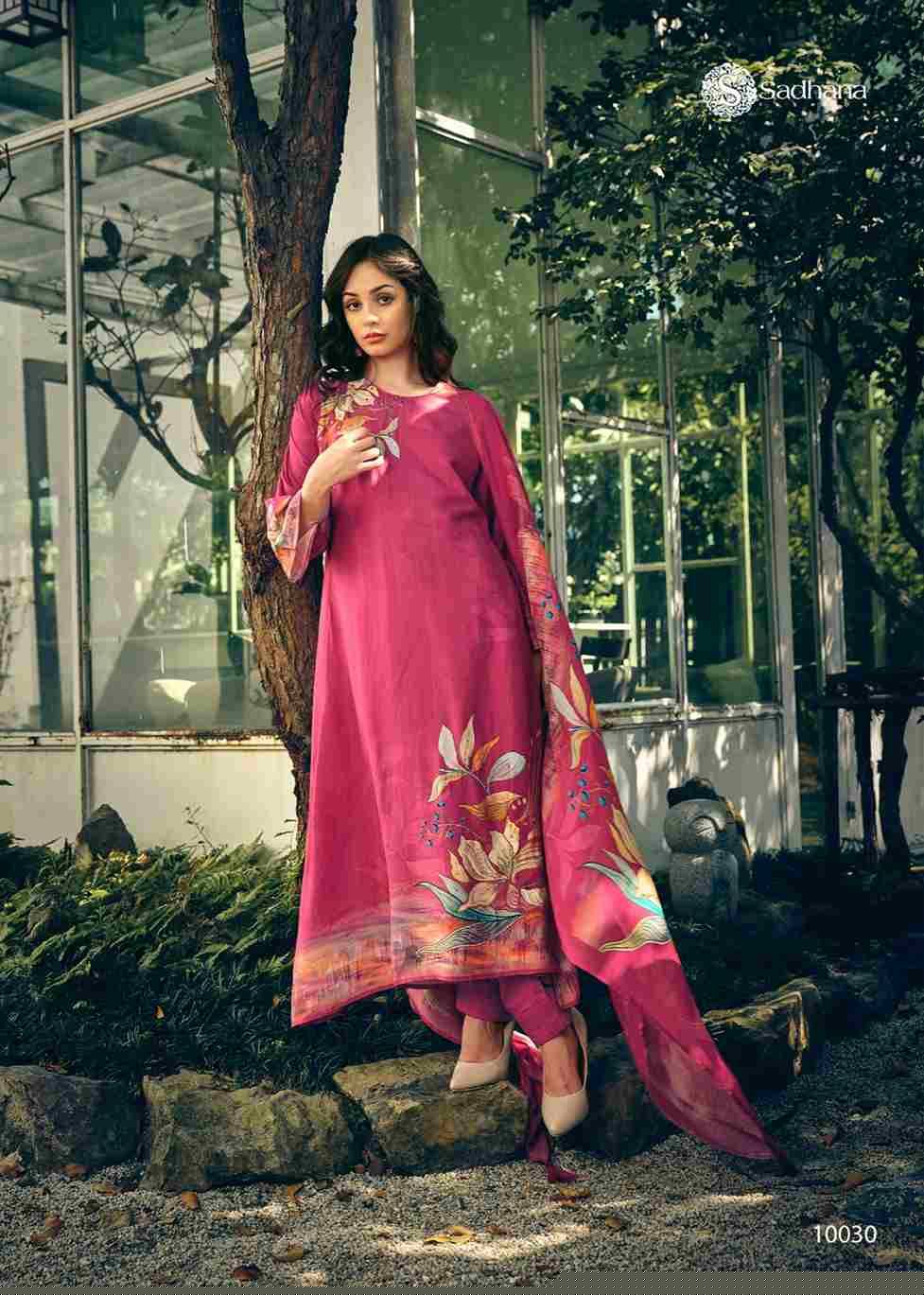 Minerva By Sadhana Fashion 10025 To 10032 Series Beautiful Festive Suits Colorful Stylish Fancy Casual Wear & Ethnic Wear Pure Muslin Silk Embroidered Dresses At Wholesale Price