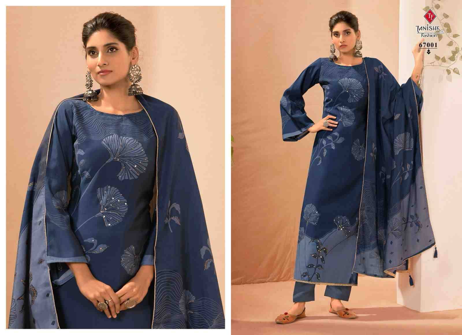 Koral By Tanishk Fashion 67001 To 67006 Series Beautiful Festive Suits Colorful Stylish Fancy Casual Wear & Ethnic Wear Pure Modal Muslin Print Dresses At Wholesale Price