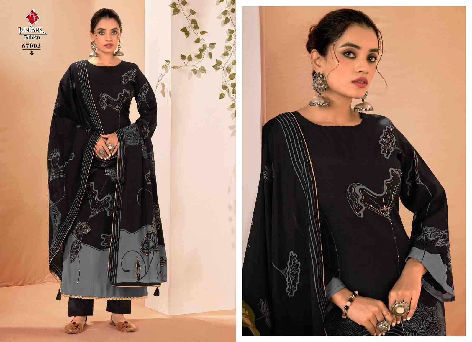 Koral By Tanishk Fashion 67001 To 67006 Series Beautiful Festive Suits Colorful Stylish Fancy Casual Wear & Ethnic Wear Pure Modal Muslin Print Dresses At Wholesale Price