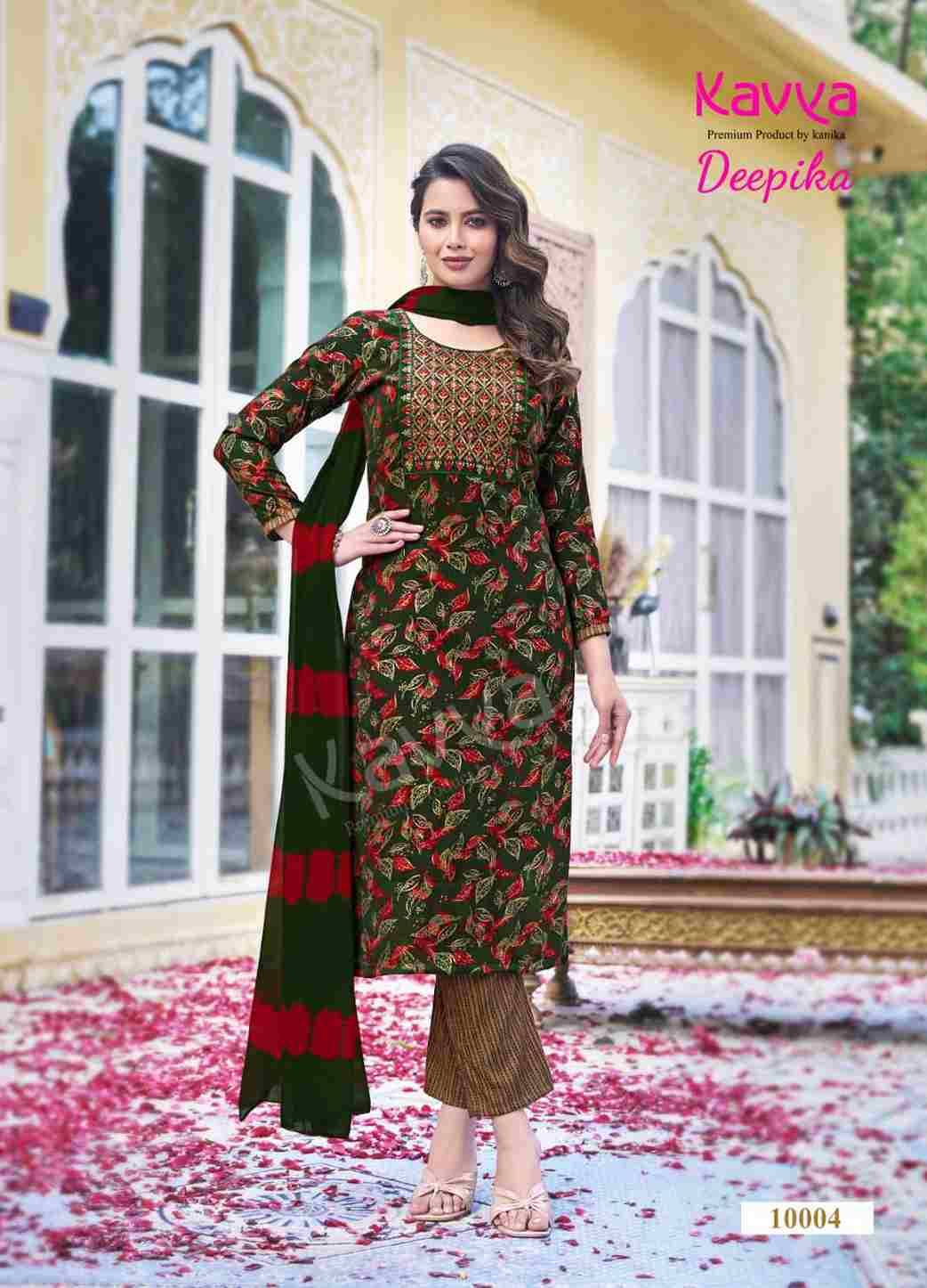 Deepika Vol-10 By Kavya 10001 To 10010 Series Beautiful Festive Suits Colorful Stylish Fancy Casual Wear & Ethnic Wear Capsule Print Dresses At Wholesale Price