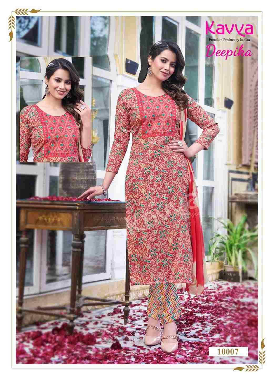 Deepika Vol-10 By Kavya 10001 To 10010 Series Beautiful Festive Suits Colorful Stylish Fancy Casual Wear & Ethnic Wear Capsule Print Dresses At Wholesale Price