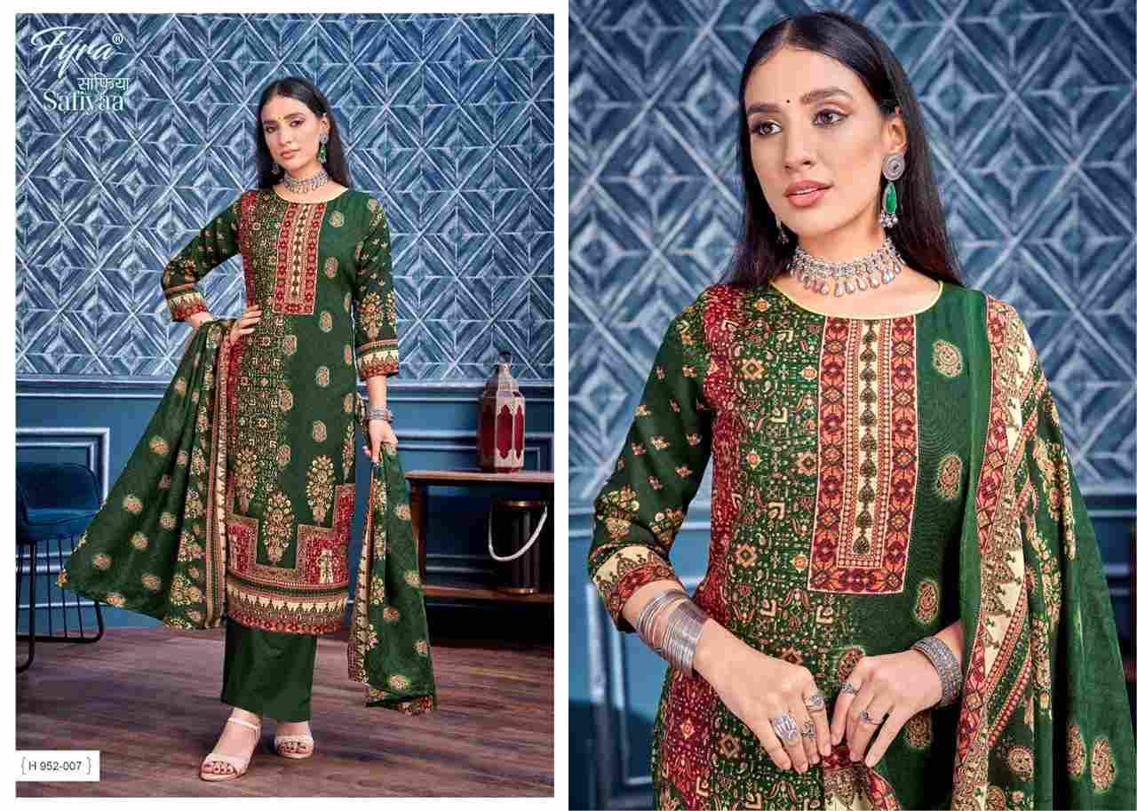 Safiyaa By Fyra 952-001 To 952-008 Series Beautiful Festive Suits Colorful Stylish Fancy Casual Wear & Ethnic Wear Pure Pashmina With Embroidered Dresses At Wholesale Price
