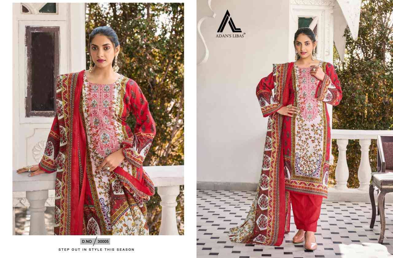 Naira Vol-30 By Adans Libas 30001 To 30010 Series Beautiful Festive Suits Stylish Fancy Colorful Casual Wear & Ethnic Wear Pure Cotton Print Dresses At Wholesale Price