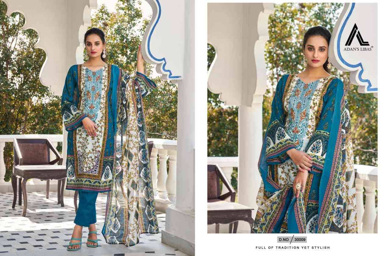 Naira Vol-30 By Adans Libas 30001 To 30010 Series Beautiful Festive Suits Stylish Fancy Colorful Casual Wear & Ethnic Wear Pure Cotton Print Dresses At Wholesale Price
