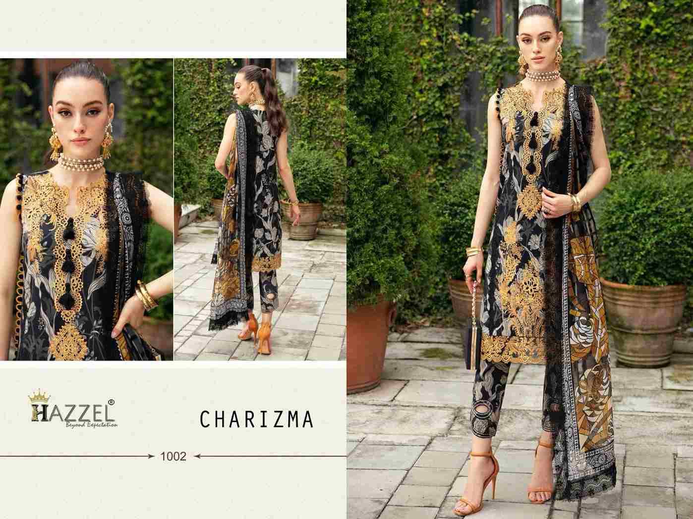 Charizma By Hazzel 1001 To 1006 Series Beautiful Pakistani Suits Stylish Fancy Colorful Party Wear & Occasional Wear Pure Lawn Cotton Print With Embroidery Dresses At Wholesale Price