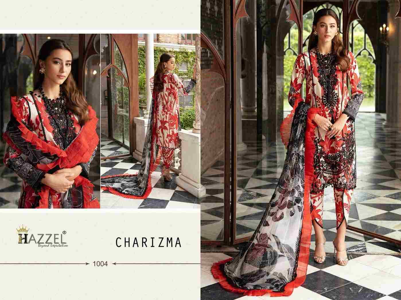 Charizma By Hazzel 1001 To 1006 Series Beautiful Pakistani Suits Stylish Fancy Colorful Party Wear & Occasional Wear Pure Lawn Cotton Print With Embroidery Dresses At Wholesale Price