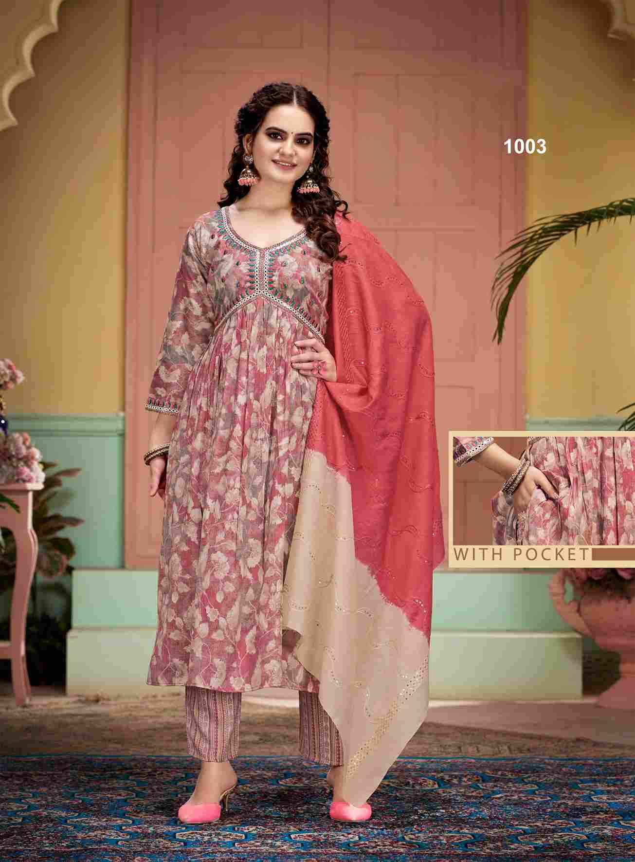 Saachi Vol-1 By Tanish Fashion 1001 To 1008 Series Beautiful Festive Suits Colorful Stylish Fancy Casual Wear & Ethnic Wear Pure Rayon Print Dresses At Wholesale Price