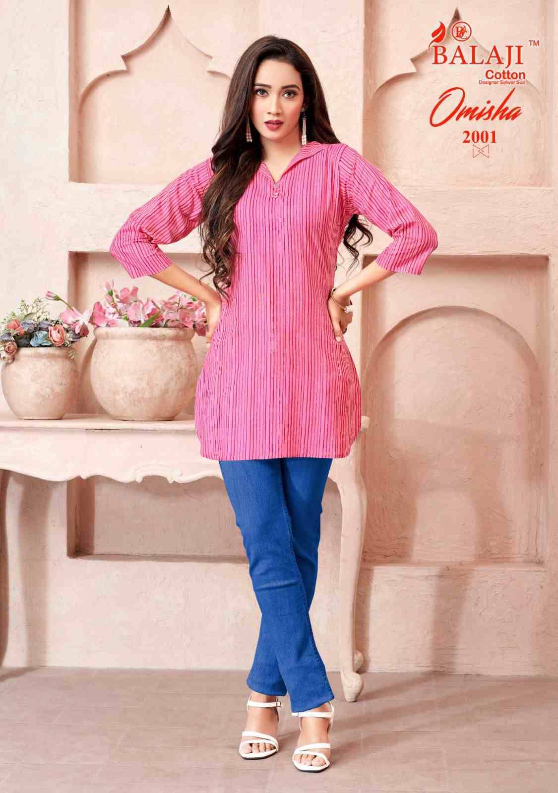 Omisha Vol-2 By Balaji Cotton 2001 To 2010 Series Designer Stylish Fancy Colorful Beautiful Party Wear & Ethnic Wear Collection Heavy Cotton Printed Kurtis At Wholesale Price