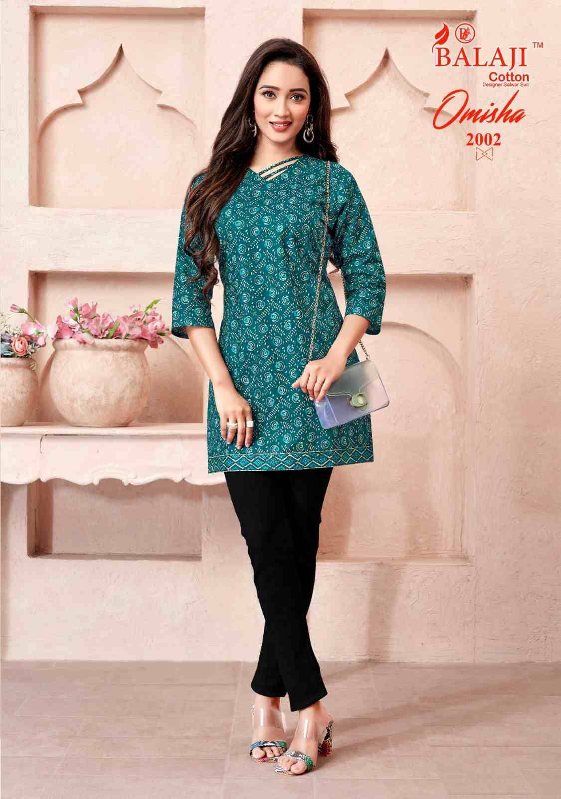 Omisha Vol-2 By Balaji Cotton 2001 To 2010 Series Designer Stylish Fancy Colorful Beautiful Party Wear & Ethnic Wear Collection Heavy Cotton Printed Kurtis At Wholesale Price