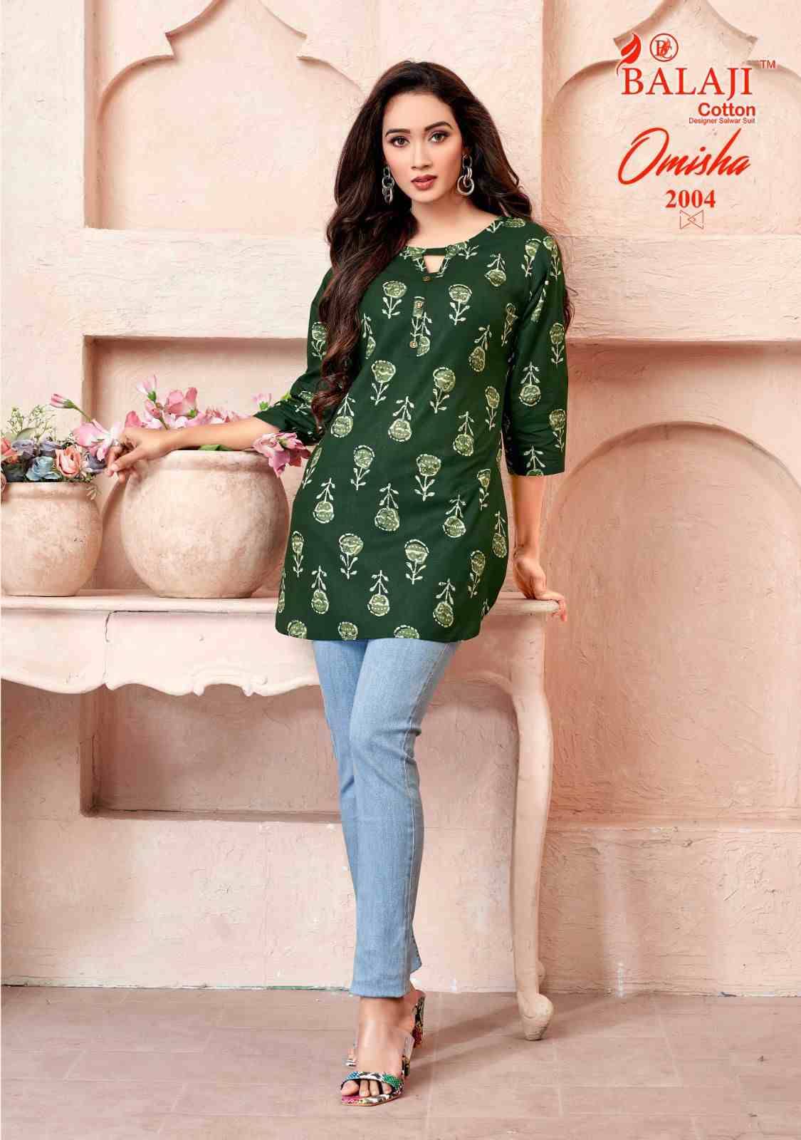 Omisha Vol-2 By Balaji Cotton 2001 To 2010 Series Designer Stylish Fancy Colorful Beautiful Party Wear & Ethnic Wear Collection Heavy Cotton Printed Kurtis At Wholesale Price