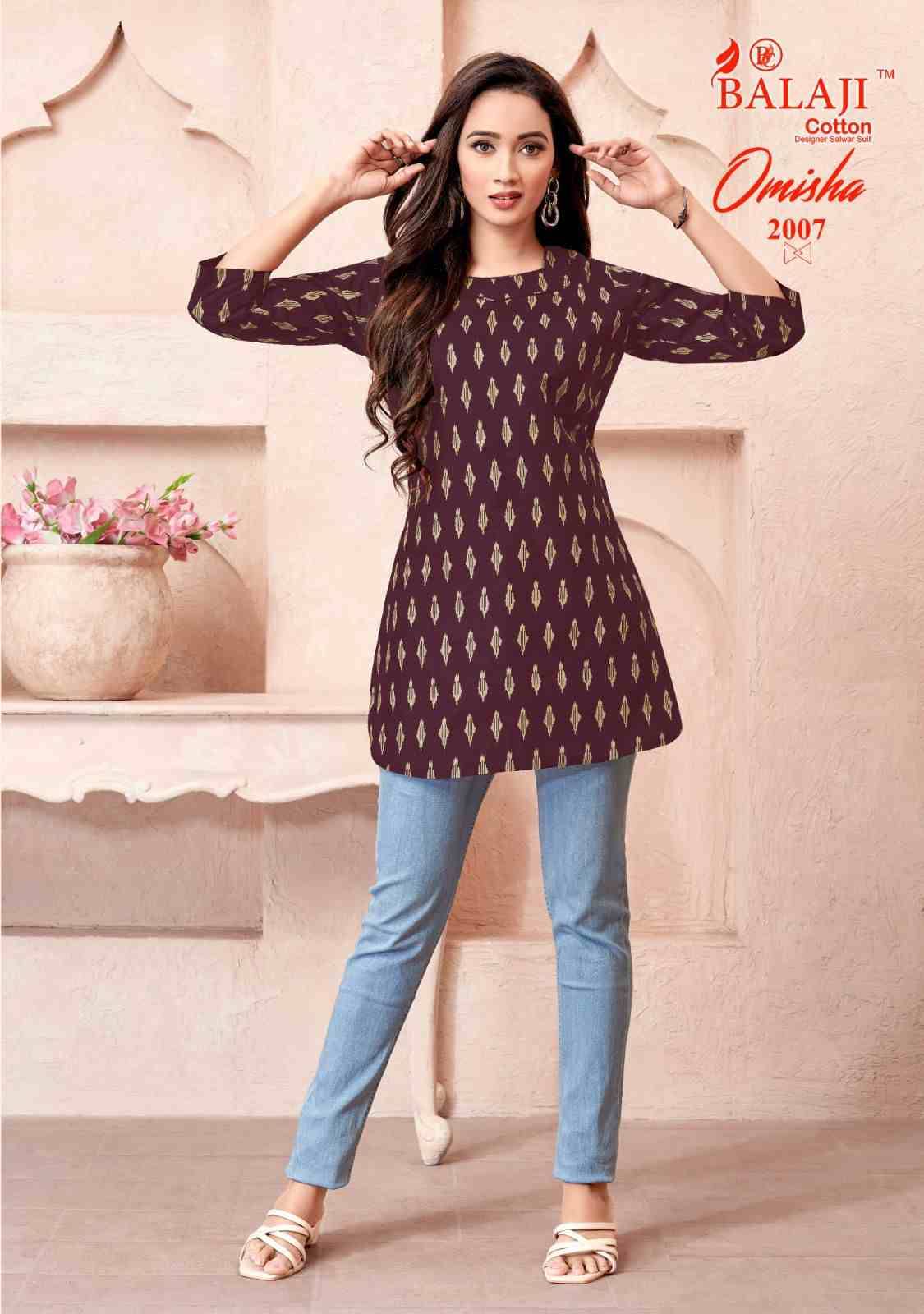 Omisha Vol-2 By Balaji Cotton 2001 To 2010 Series Designer Stylish Fancy Colorful Beautiful Party Wear & Ethnic Wear Collection Heavy Cotton Printed Kurtis At Wholesale Price