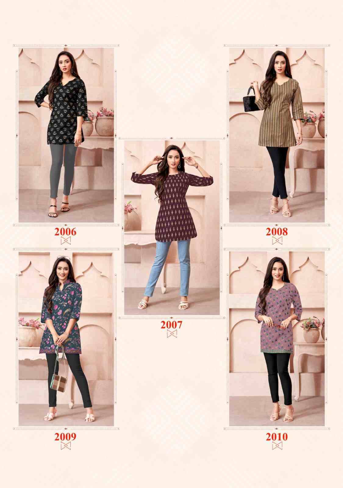 Omisha Vol-2 By Balaji Cotton 2001 To 2010 Series Designer Stylish Fancy Colorful Beautiful Party Wear & Ethnic Wear Collection Heavy Cotton Printed Kurtis At Wholesale Price