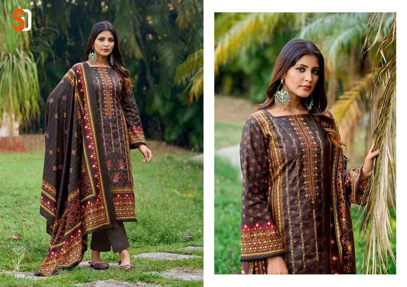 Bin Saeed Lawn Collection Vol-6 By Shraddha Designer 1001 To 1008 Series Designer Pakistani Suits Beautiful Fancy Stylish Colorful Party Wear & Occasional Wear Pure Cotton Print With Embroidery Dresses At Wholesale Price