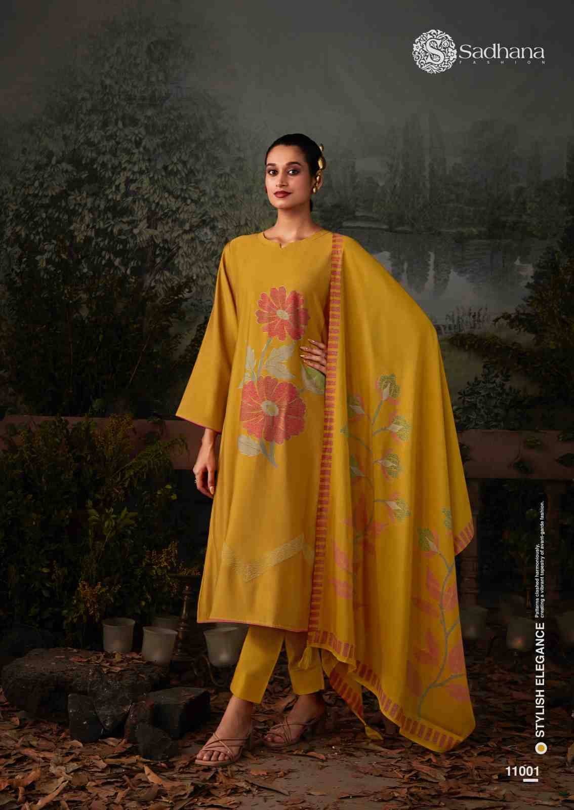 Kasturi By Sadhana Fashion 11001 To 11008 Series Beautiful Stylish Festive Suits Fancy Colorful Casual Wear & Ethnic Wear & Ready To Wear Viscose Muslin Print Dresses At Wholesale Price