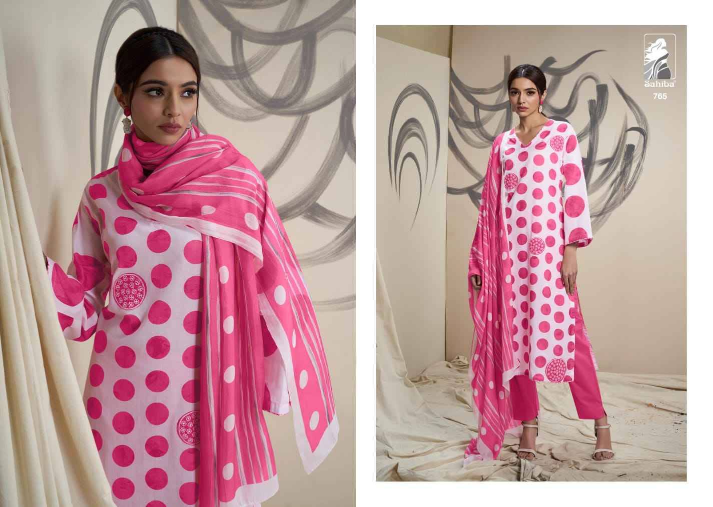 Ruhi By Sahiba Fabrics Beautiful Stylish Festive Suits Fancy Colorful Casual Wear & Ethnic Wear & Ready To Wear Pure Cotton Lawn Print Dresses At Wholesale Price